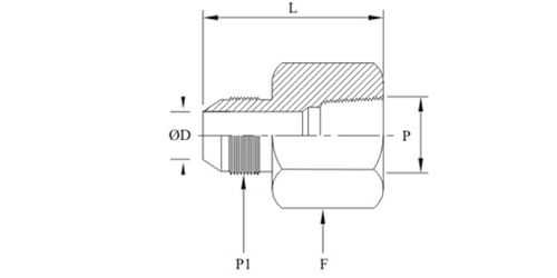 Stainless Steel 37 Degree Flare Female Connector Fittings Exporter