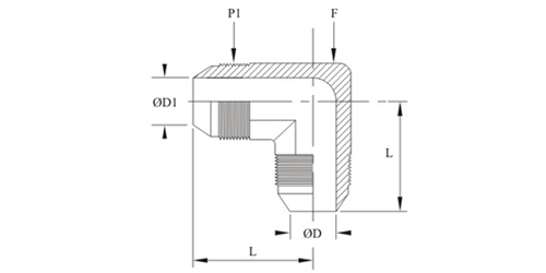 Stainless Steel 37 Degree Flare Union Elbow Fittings Exporter