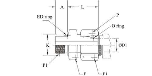 Stainless Steel Hydraulic Swivel Adapter Metric Parallel With Cone Fittings Exporter