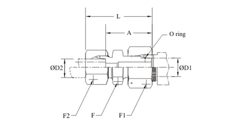 Stainless Steel Hydraulic Swivel Reducing Adapter Fittings Exporters Manufacturer