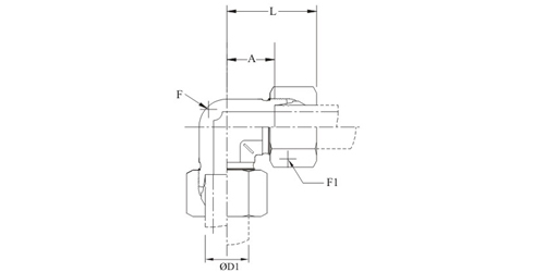 Stainless Steel Hydraulic Union Elbow Fittings Exporter