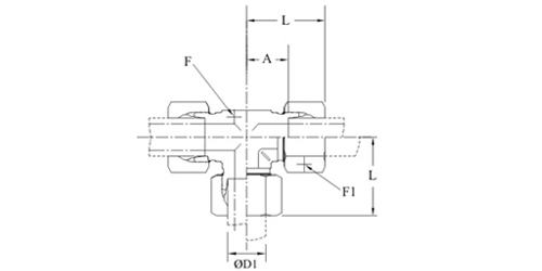 Stainless Steel Hydraulic Union Tee Fittings Exporter