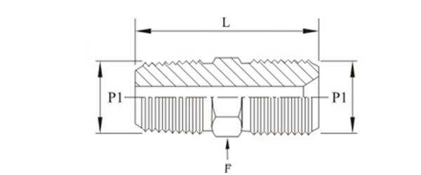 Stainless Steel High Pressure Pipe HEX NIPPLES-10K BSPP-NPT Fittings Exporter