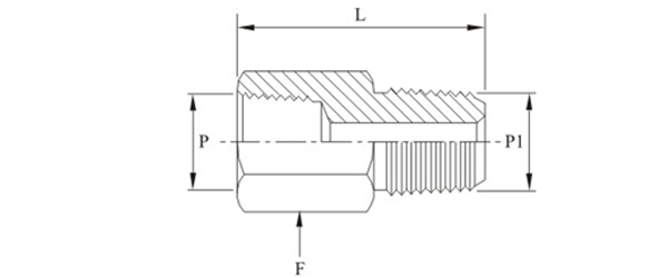 Stainless Steel High Pressure Pipe REDUCING ADAPTOR-10K M X F Fittings Exporter