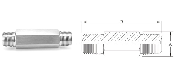 stainless steel nickel monel hastelloy brass Long Nipple (LN) Valves exporter