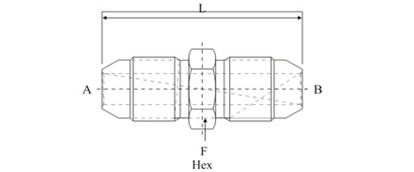 stainless steel nickel monel hastelloy brass Male-Male JIC Adaptor JIC to JIC Systems exporter