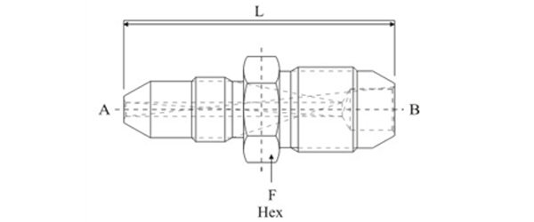 stainless steel nickel monel hastelloy brass Male-Male JIC Adaptor Medium Pressure to JIC Systems exporter