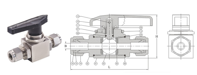 Stainless Steel Nickel Alloy Monel Hastelloy 2 WAY PANEL BALL VALVE (TUBE END) Supplier