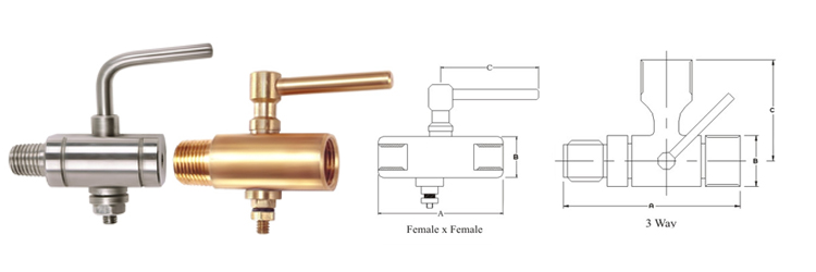 stainless steel nickel monel hastelloy brass Gauge Cock exporter