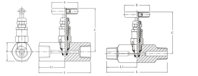 Stainless Steel Nickel Monel Brass NEEDLE VALVE-AS Manufacturer